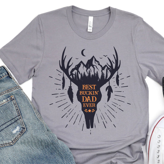 Best Buckin Dad Ever - Father's Day DTF Transfer - T-shirt Transfer For Dad Nashville Design House