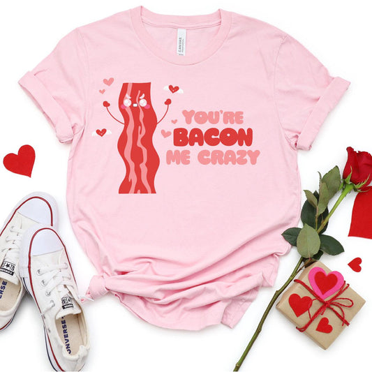 You're Bacon My Heart DTF Transfer Print, T-Shirt Transfer Nashville Design House