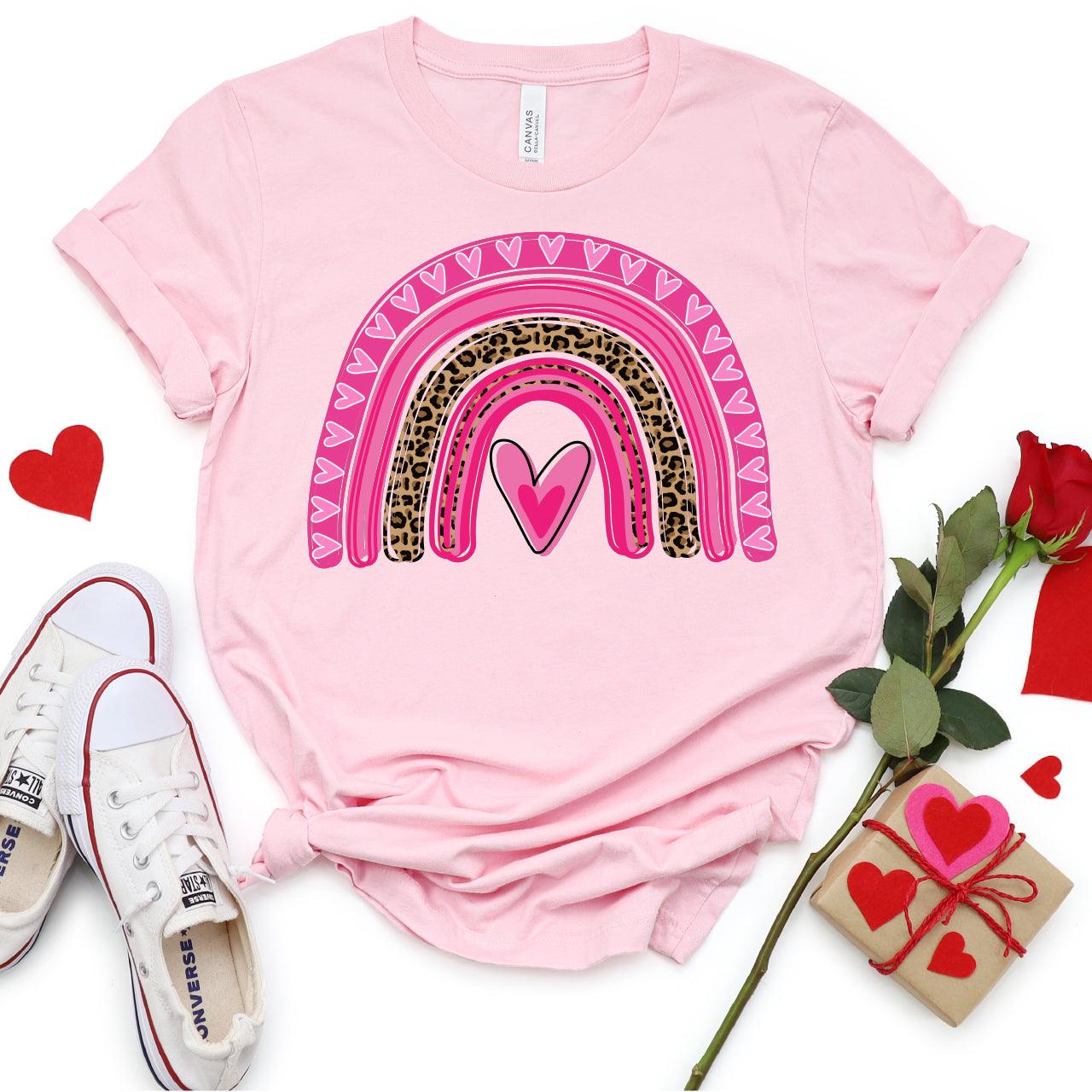 Valentine Rainbow DTF Transfer Print, T-Shirt Transfer Nashville Design House