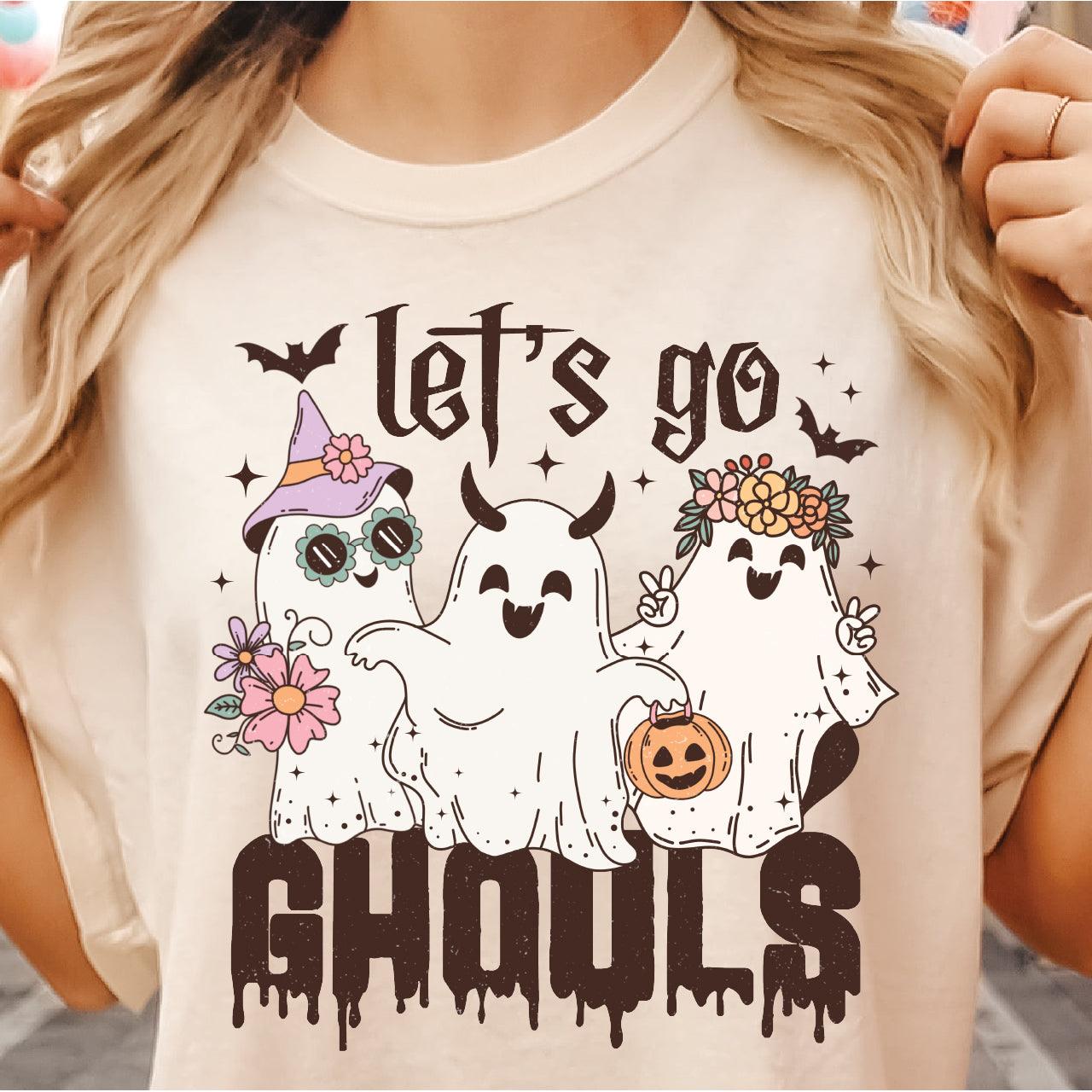 Let's Go Ghouls DTF Transfer Nashville Design House