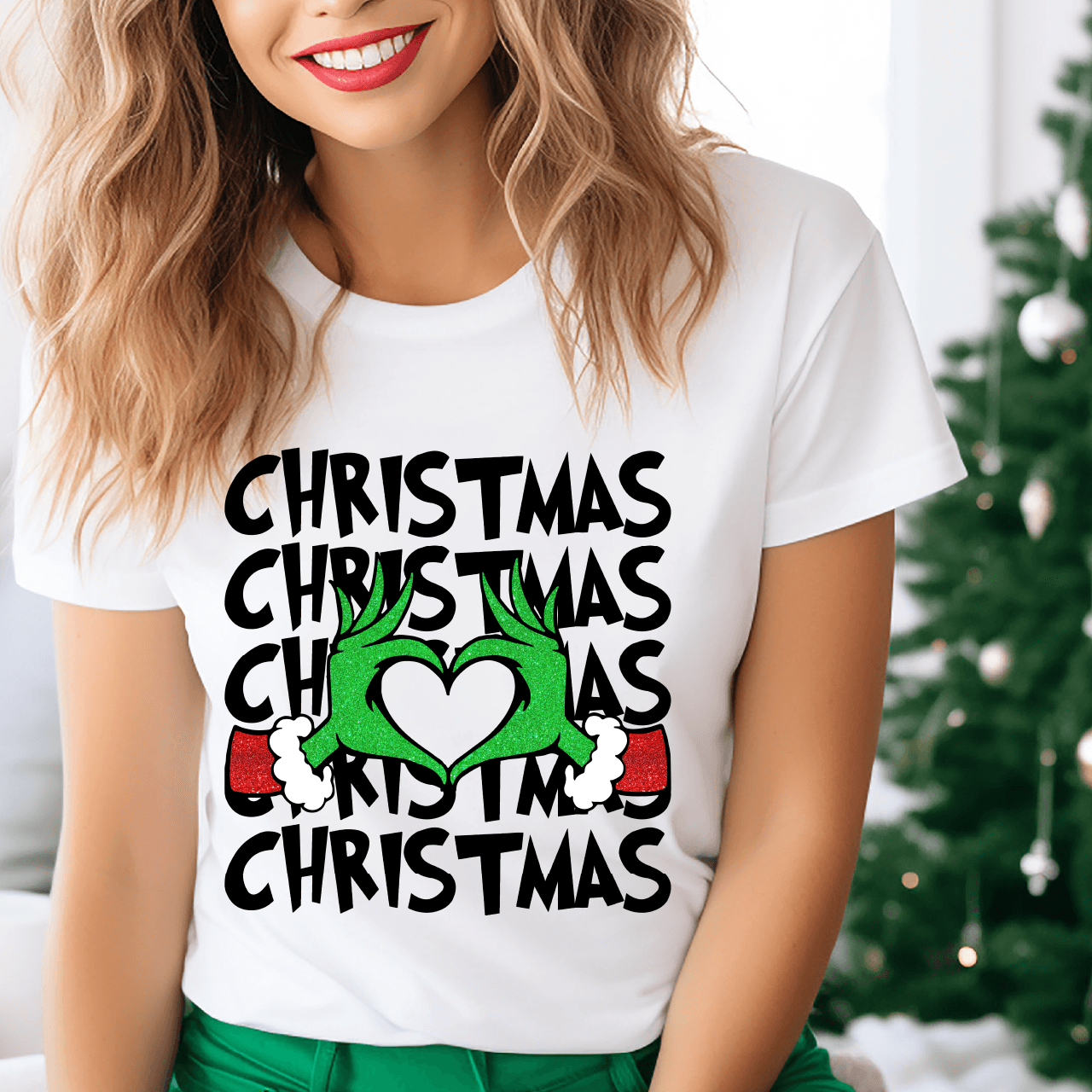 Christmas Grinch DTF Transfer Nashville Design House