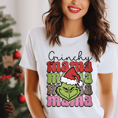 Grinchy Mama DTF Transfer Nashville Design House