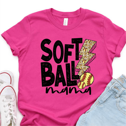 Softball Mama - Softball DTF Transfer Nashville Design House