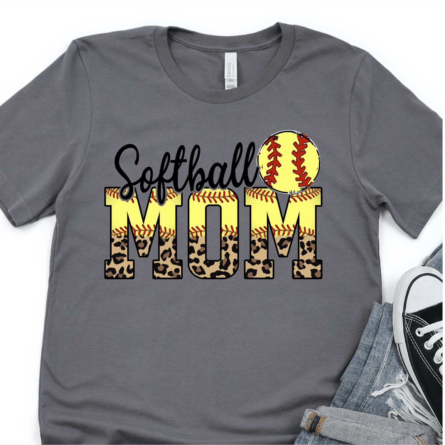 Softball Mom - Softball DTF Transfer Nashville Design House