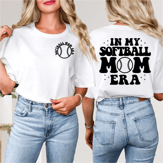 In My Softball Mom Era - Softball DTF Transfer Nashville Design House