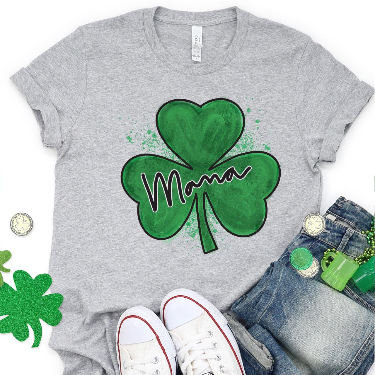 St. Patrick's Day Mama + Mini DTF Transfer for T-shirts Nashville Design House