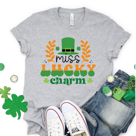 Miss Lucky Charm DTF T-Shirt Transfer Nashville Design House