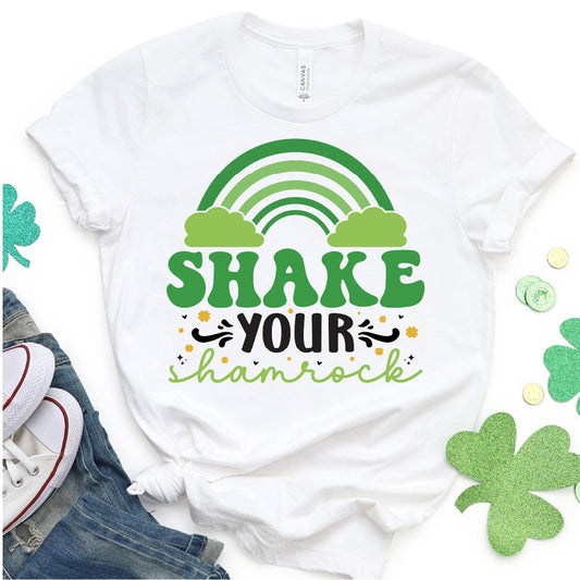 Shake Your Shamrock Rainbow DTF T-Shirt Transfer Nashville Design House