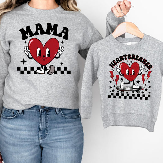 Heartbreaker Mama + Son DTF Valentine Transfer for T-shirts Nashville Design House