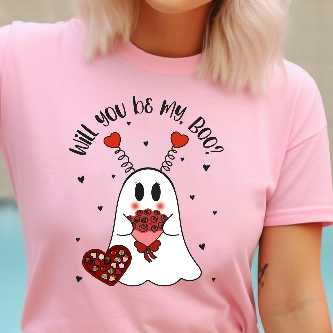 Will You Be My Boo DTF Transfer Print, T-Shirt Transfer Nashville Design House