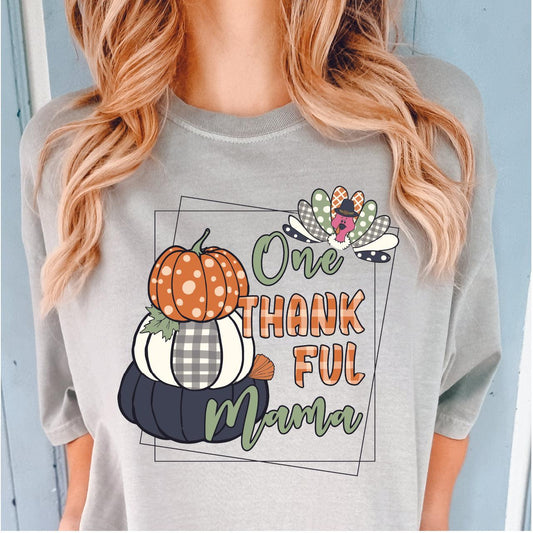 One Thankful Mama DTF Transfer Nashville Design House