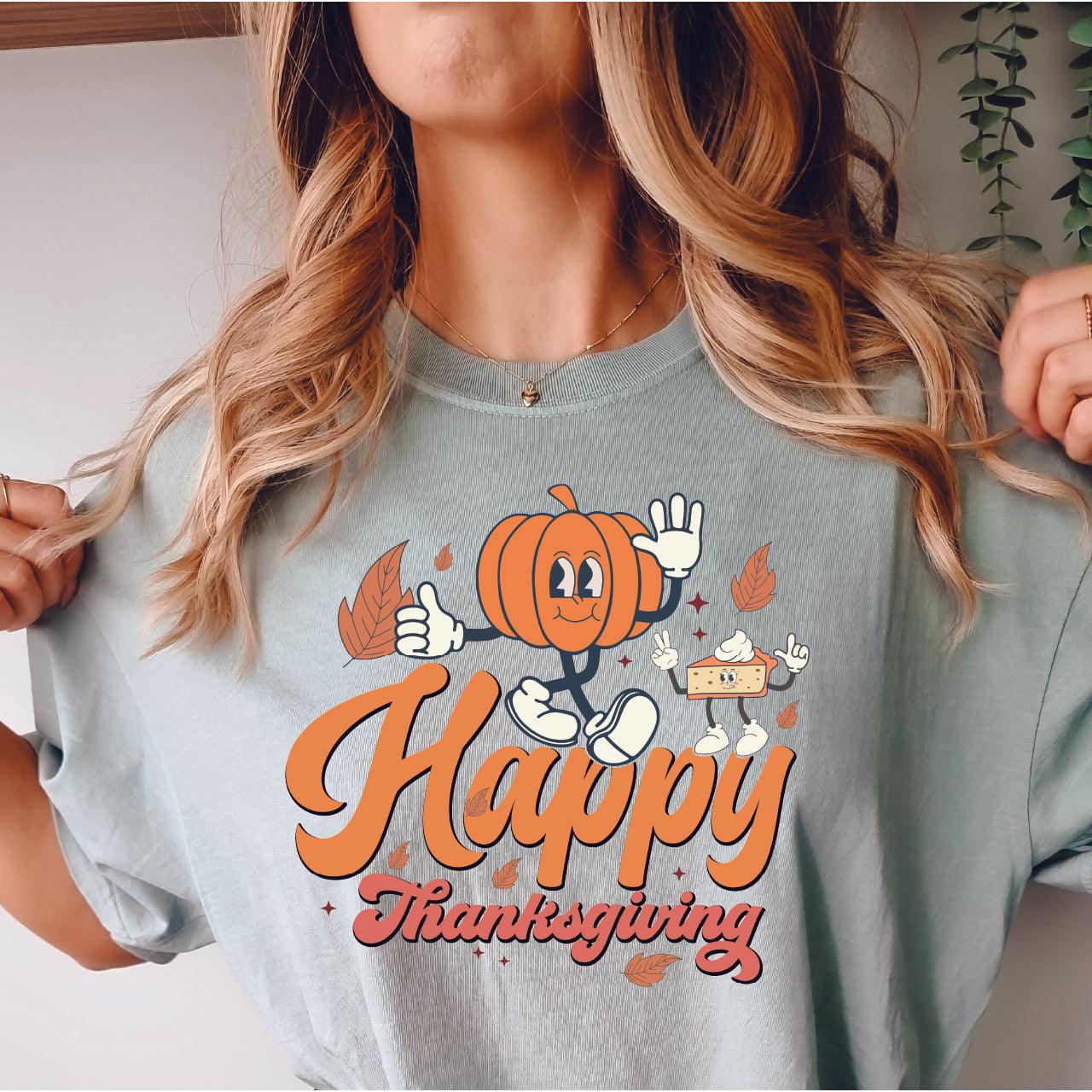 Happy Thanksgiving DTF Transfer Nashville Design House