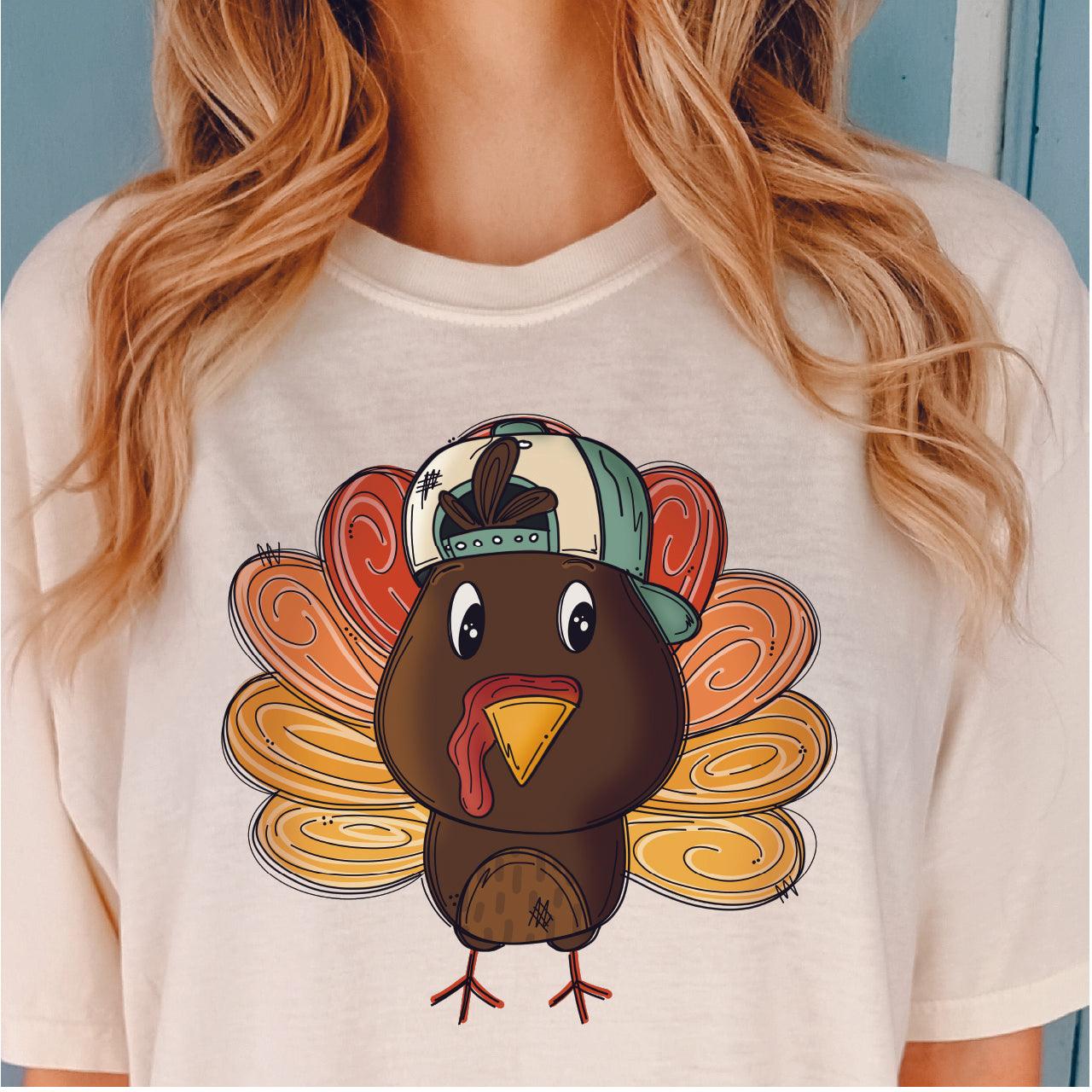 Turkey Ready to Press Heat Transfer Designs Thankful Transfers Dtf Gobble  Gobble Heat Transfers for Shirts Thanksgiving Dtf Iron on Decal 