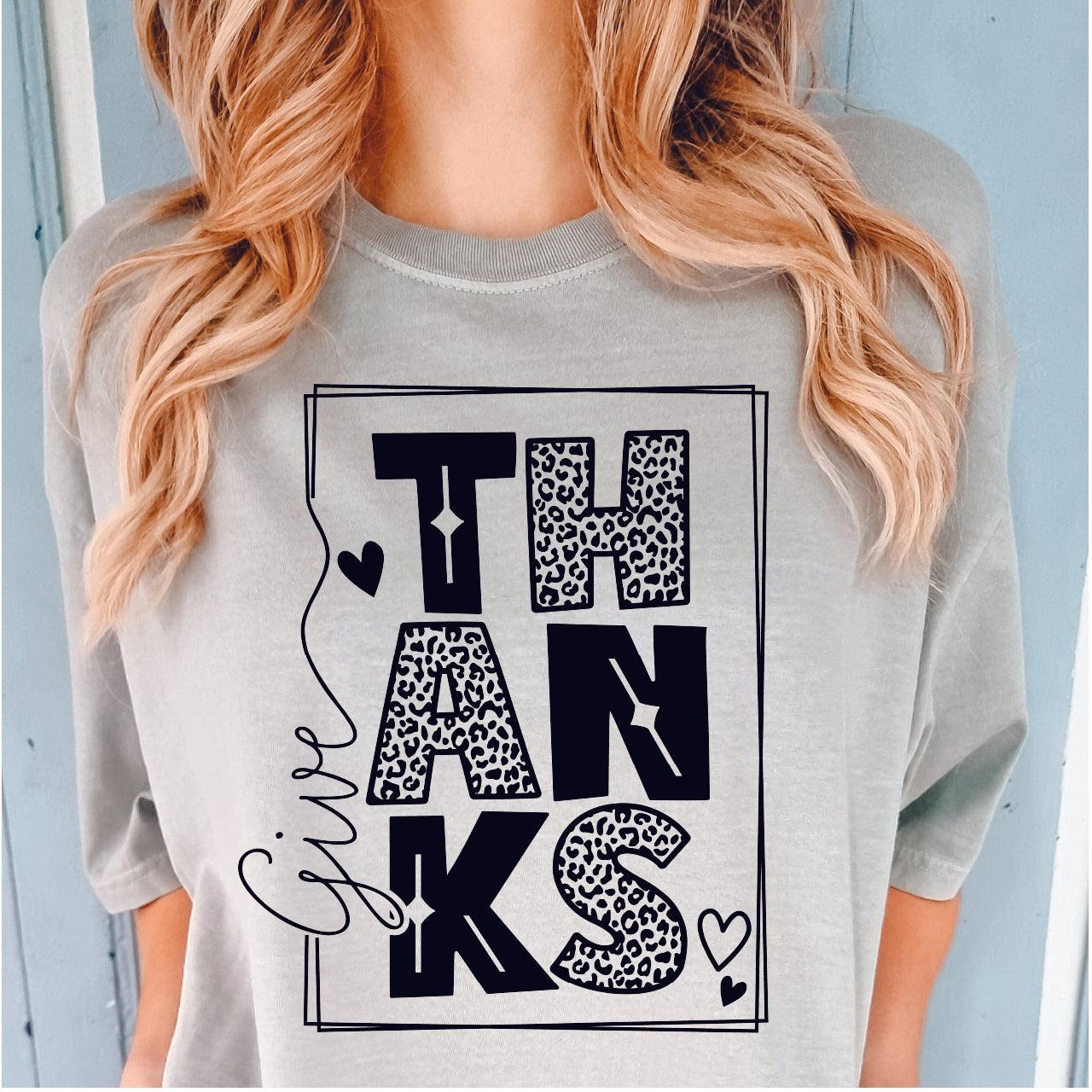 Give Thanks DTF Transfer Nashville Design House