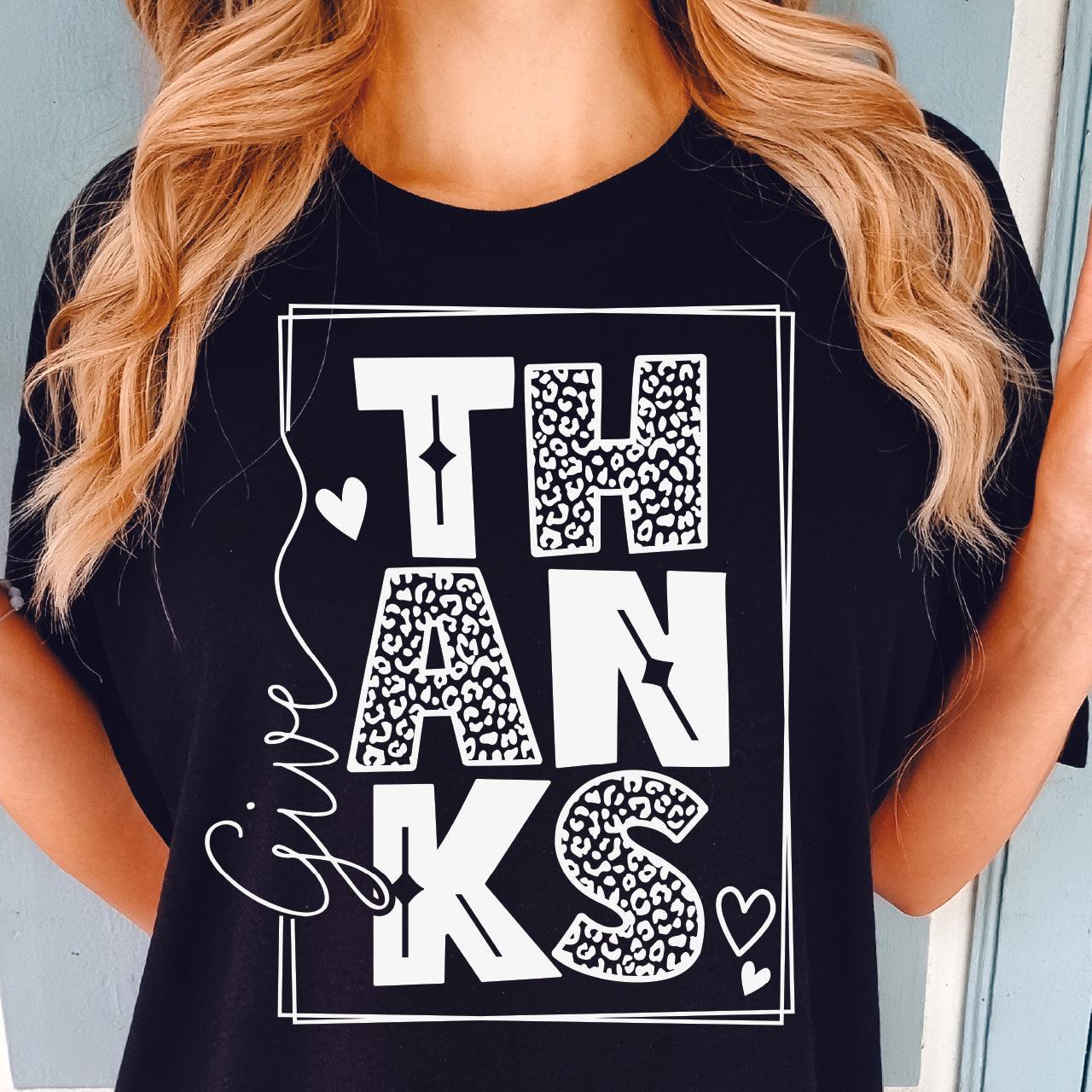 Give Thanks DTF Transfer Nashville Design House