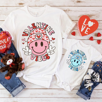 Valentine Vibes Mama + Son DTF Valentine Transfer for T-shirts Nashville Design House