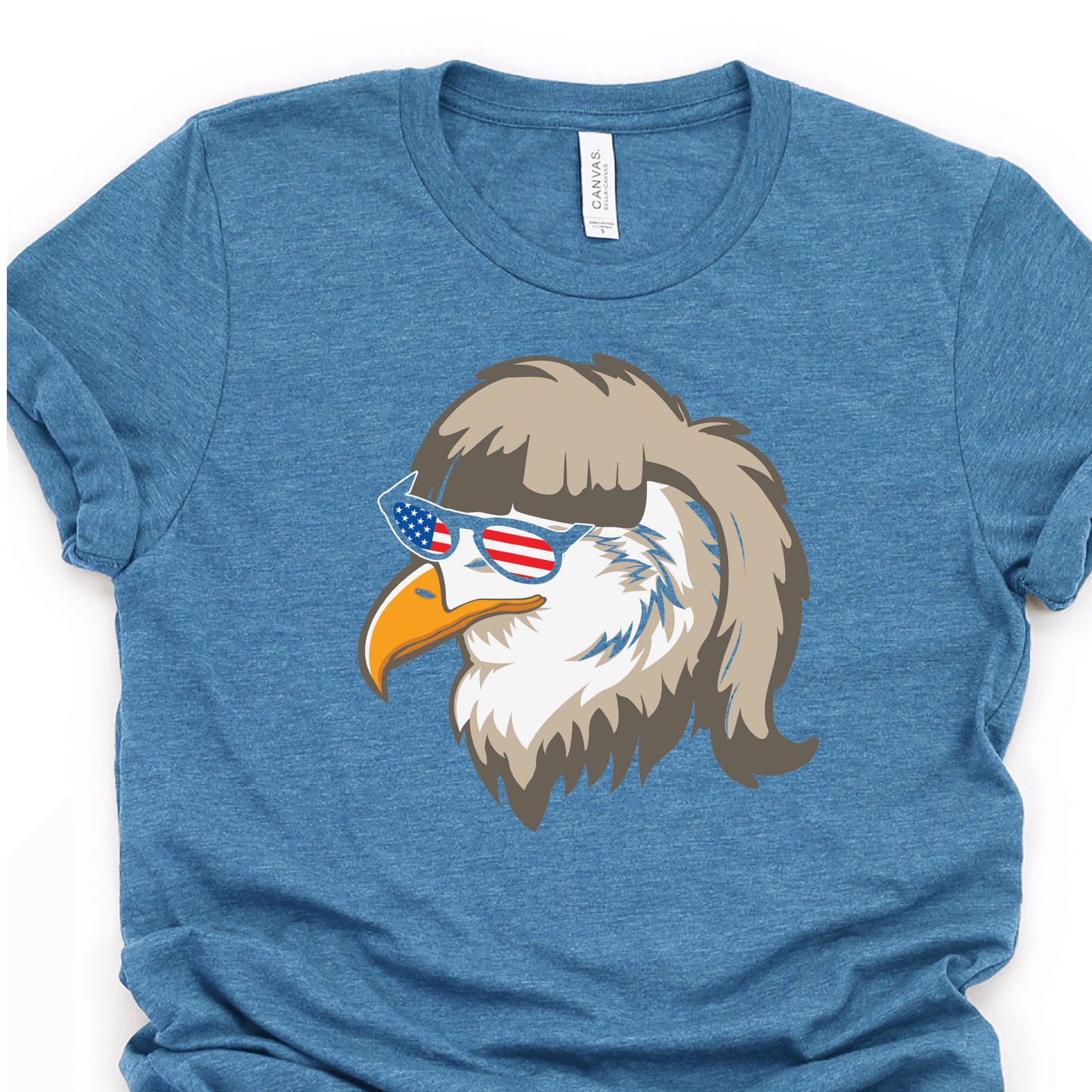 Bald Eagle Mullet - 4th of July DTF Transfer Independence Day T-shirt Transfer - Nashville Design House