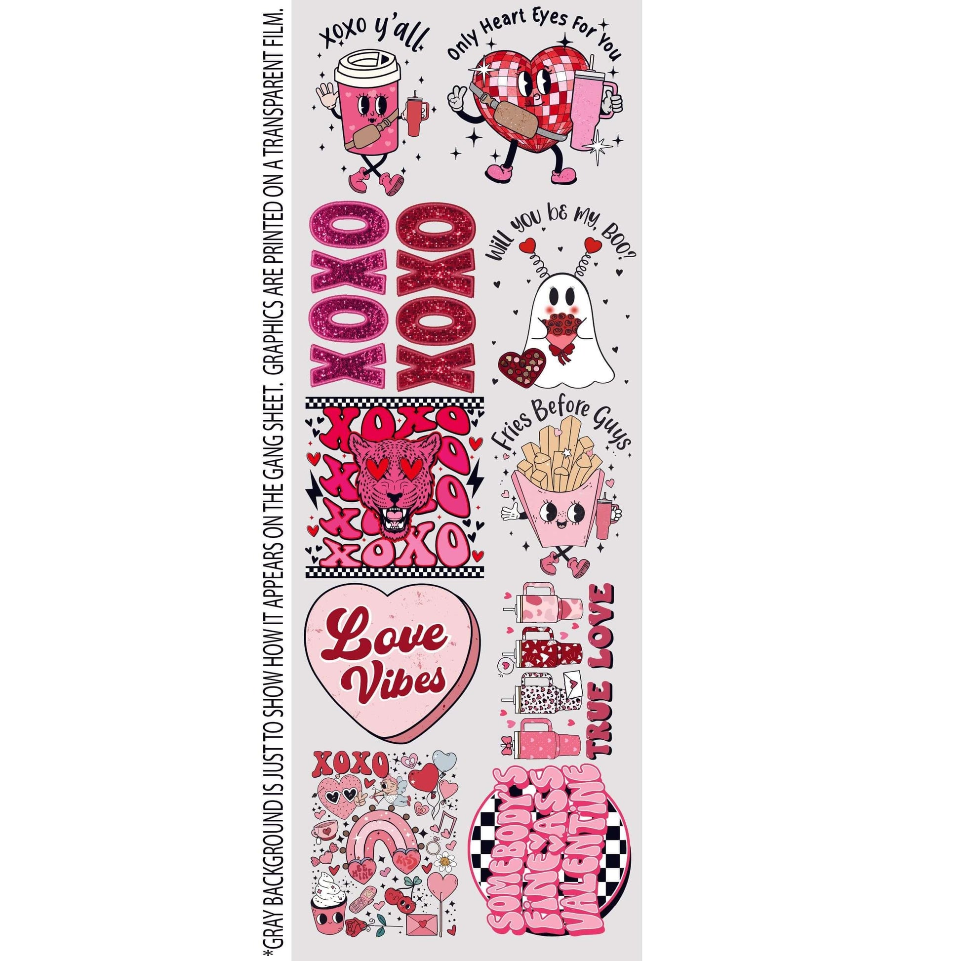 Basic Valentine GANG SHEET (22inx60in) - Nashville Design House