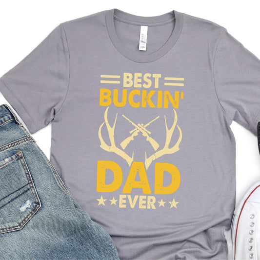 Best Buckin' Dad Ever - Hunting - Father's Day DTF Transfer - T-shirt Transfer For Dad - Nashville Design House