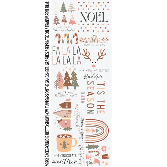 Boho Christmas GANG SHEET (22inx60in) - Nashville Design House