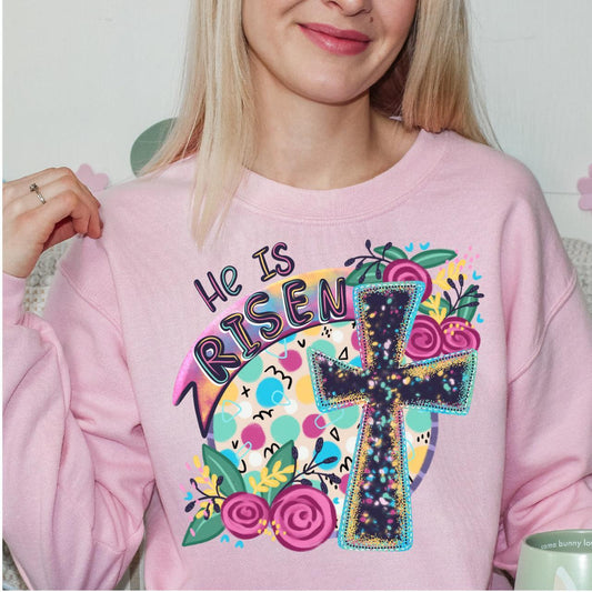 Boujie He Is Risen DTF T-Shirt Transfer - Nashville Design House