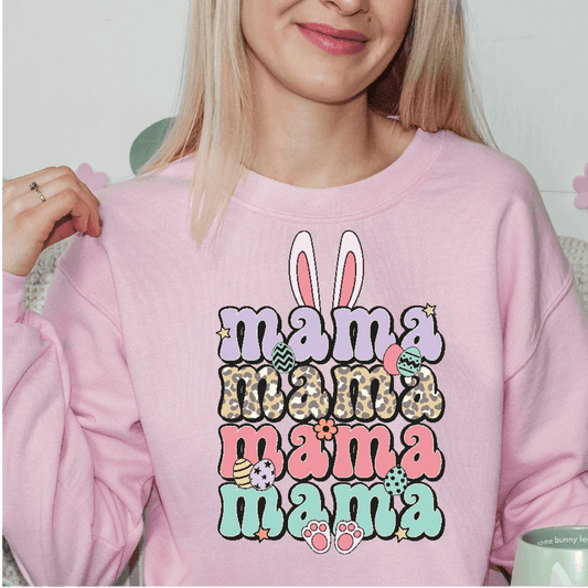 Bunny Ears Mama - Easter DTF Transfer - Nashville Design House