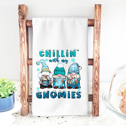 Chillin’ with My Gnomies DTF Transfer – Cute Winter Gnomes  - Nashville Design House