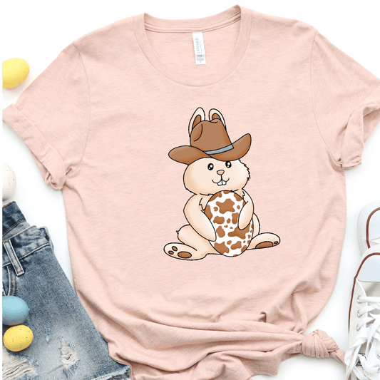 Cowboy Bunny - Easter DTF Transfer - Nashville Design House