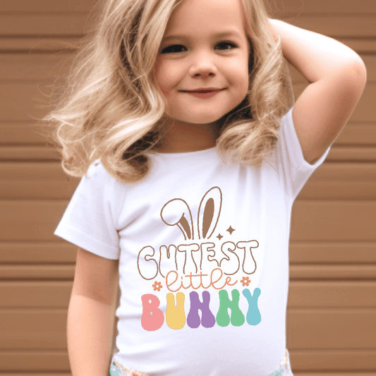 Cutest Little Bunny - Easter DTF Transfer - Kids DTF Transfer - Nashville Design House