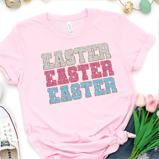 Easter Glitter Letters - Easter DTF Transfer - Nashville Design House