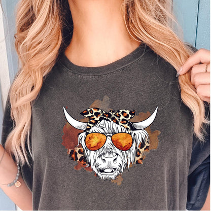 Fall Cow DTF Transfer - Nashville Design House