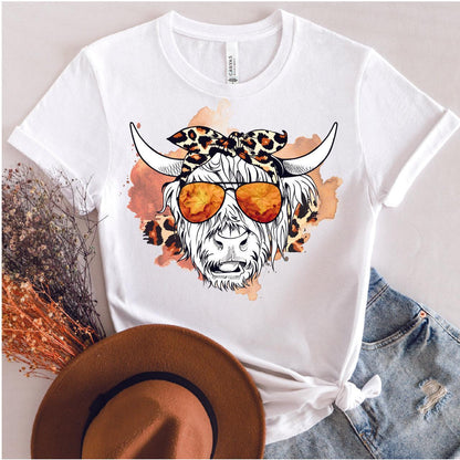 Fall Cow DTF Transfer - Nashville Design House