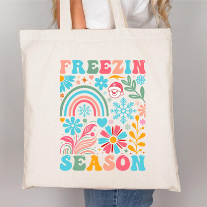 Freezin’ Season Winter DTF Transfer – Elegant Winter Collage Design - Nashville Design House