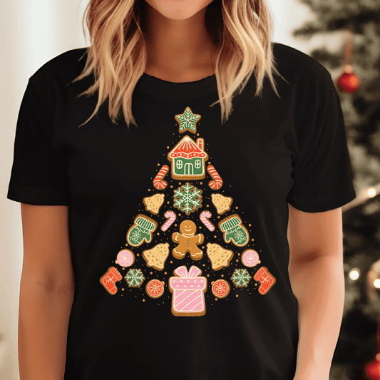 Gingerbread Christmas Tree DTF Transfer - Nashville Design House