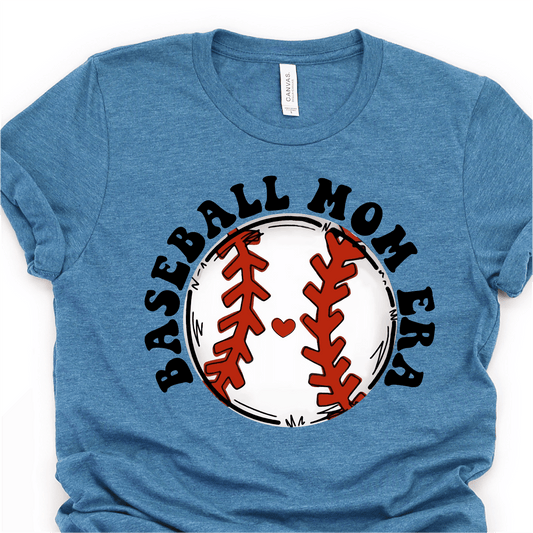 Hand Drawn Baseball Mom Era - Baseball DTF Transfer - Nashville Design House