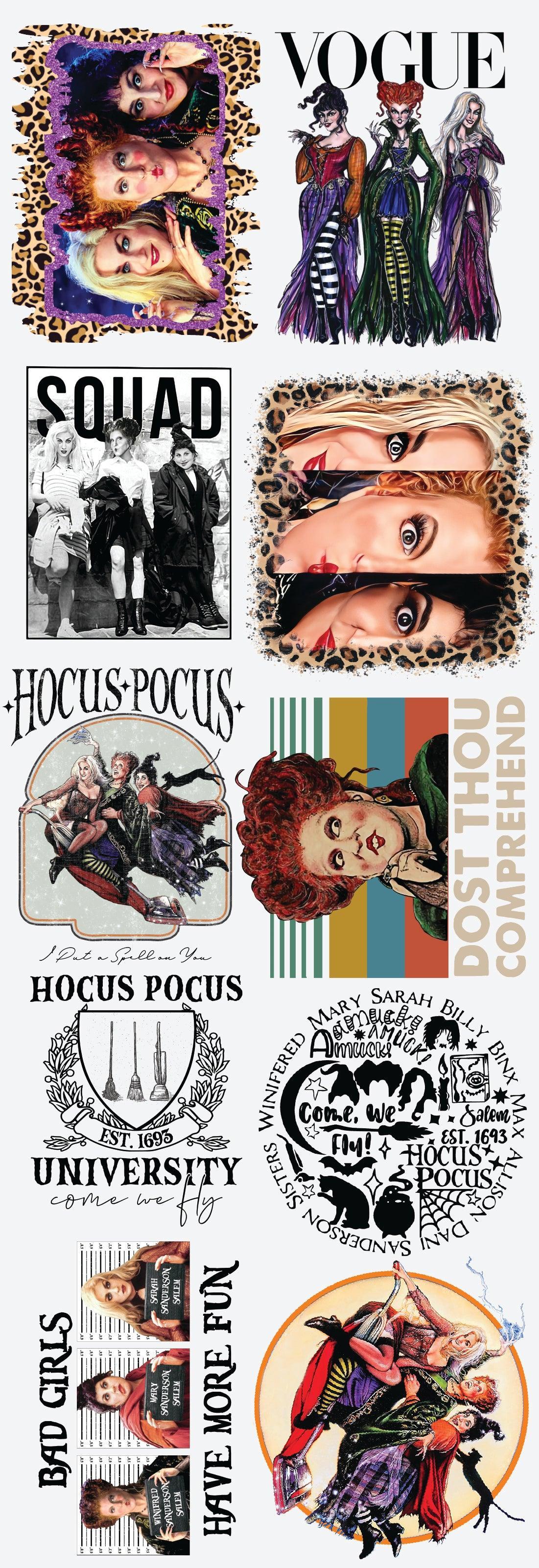 Hocus Pocus GANG SHEET (22inx60in) - Nashville Design House