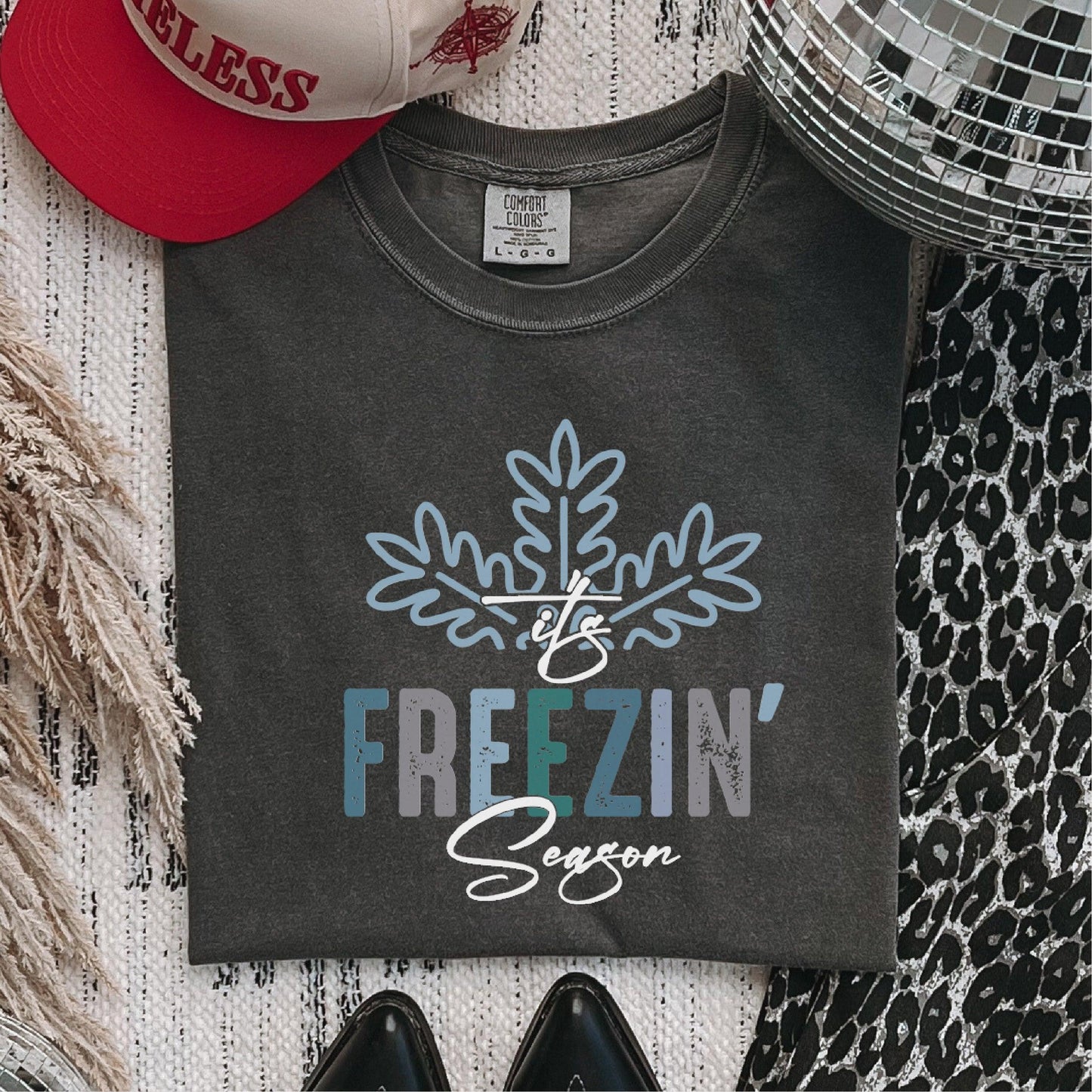 It’s Freezin’ Season DTF Transfer – Snowflake Chill Design - Nashville Design House