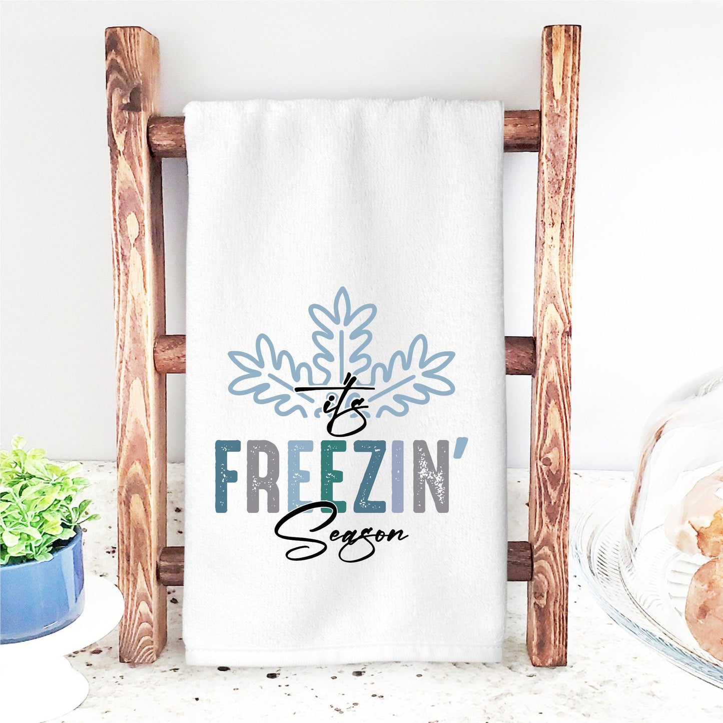 It’s Freezin’ Season DTF Transfer – Snowflake Winter Design - Nashville Design House