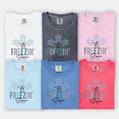 It’s Freezin’ Season DTF Transfer – Snowflake Winter Design - Nashville Design House