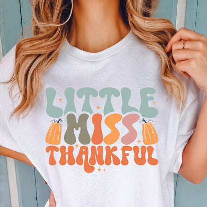 Little Miss Thankful DTF Transfer - Nashville Design House