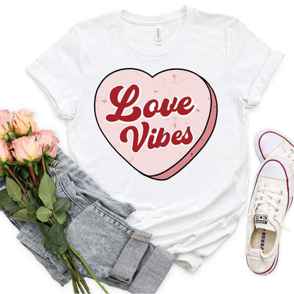 Love Vibes DTF Transfer Print, T-Shirt Transfer - Nashville Design House