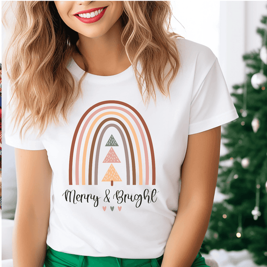 Merry & Bright DTF Transfer - Nashville Design House