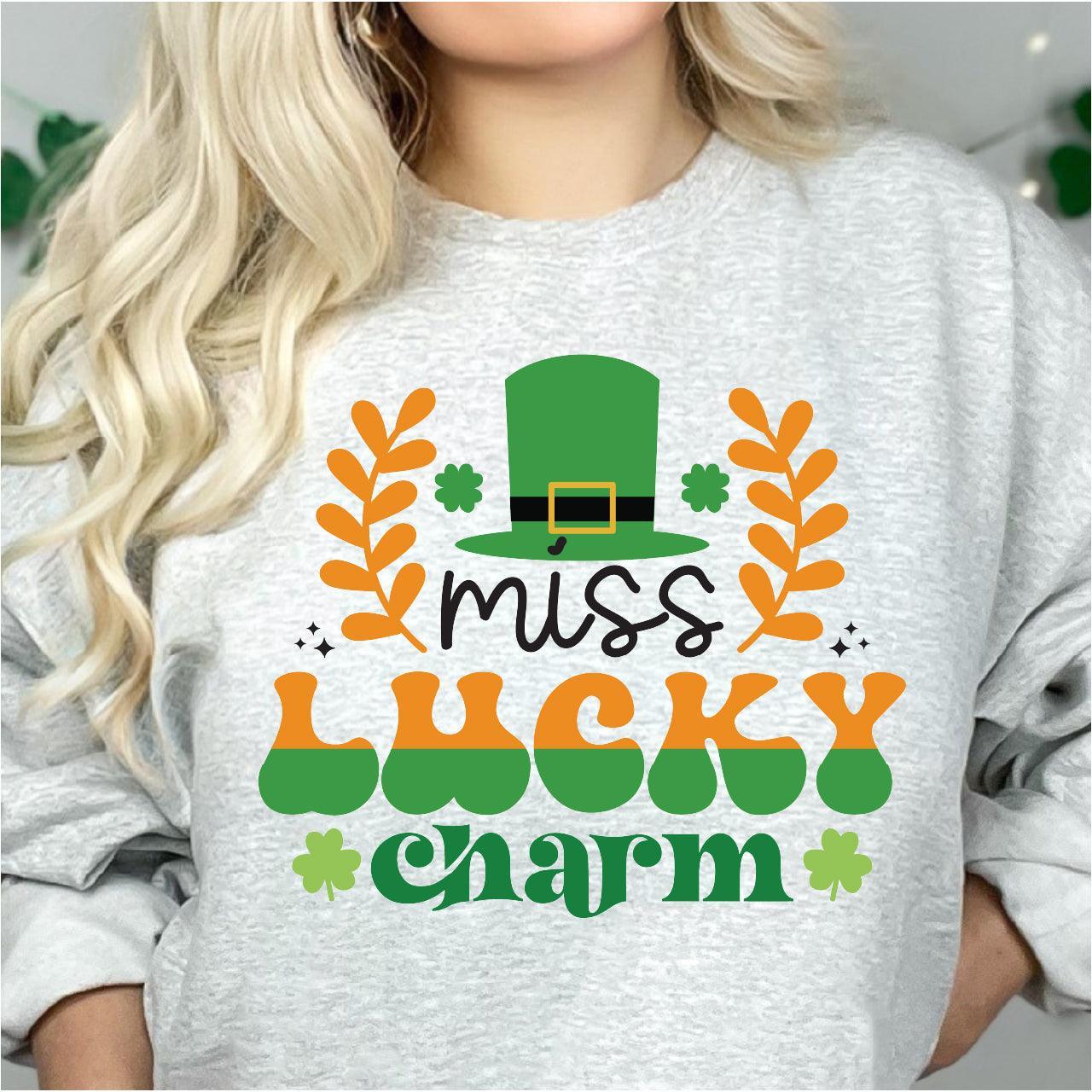 Miss Lucky Charm DTF T-Shirt Transfer - Nashville Design House