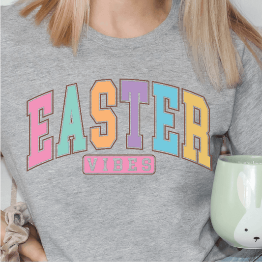 Pastel Easter Vibes - Easter DTF Transfer - Nashville Design House