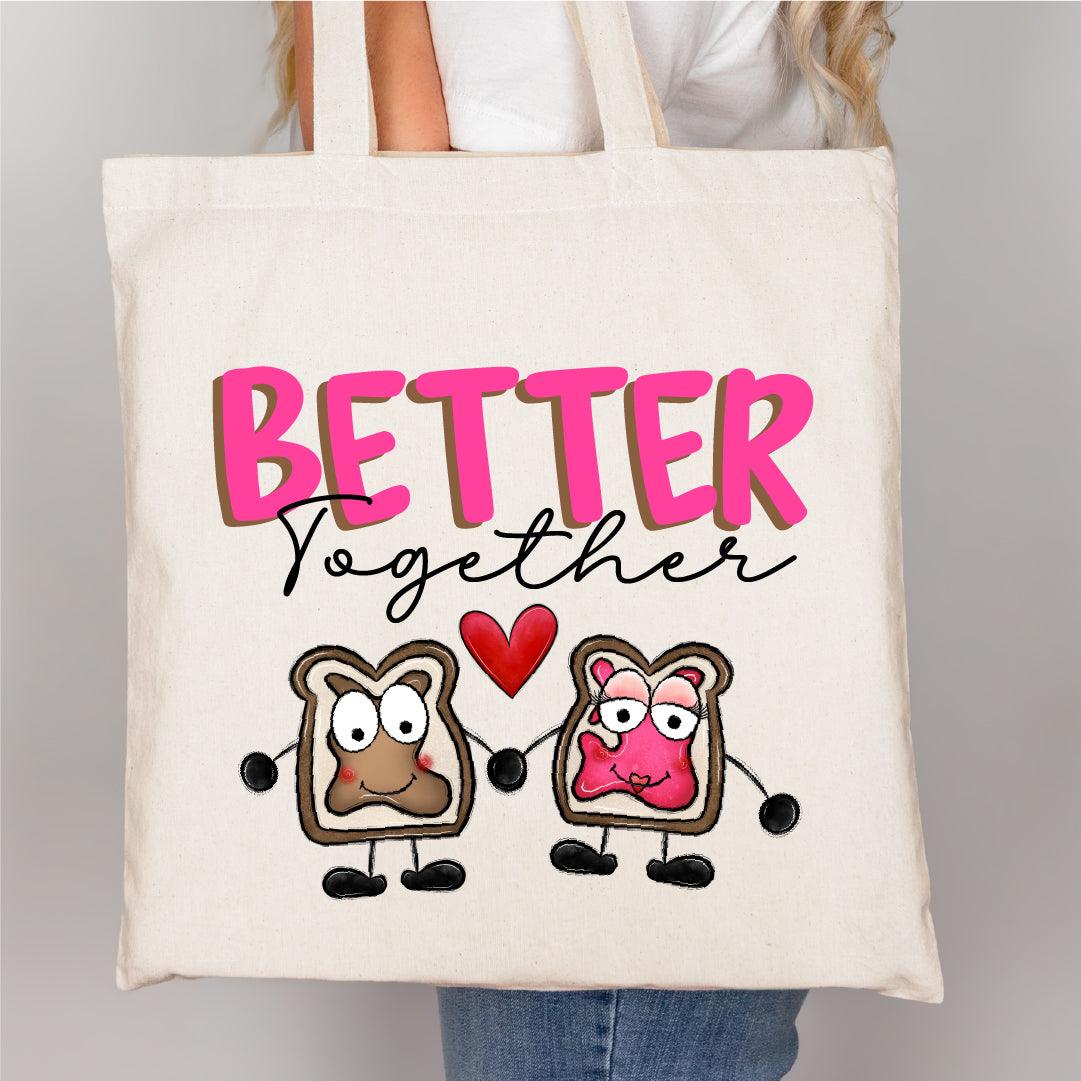 PB & J Valentine’s DTF Transfer | We're Better Together | Twins Designs - Nashville Design House