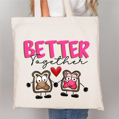 PB & J Valentine’s DTF Transfer | We're Better Together | Twins Designs - Nashville Design House