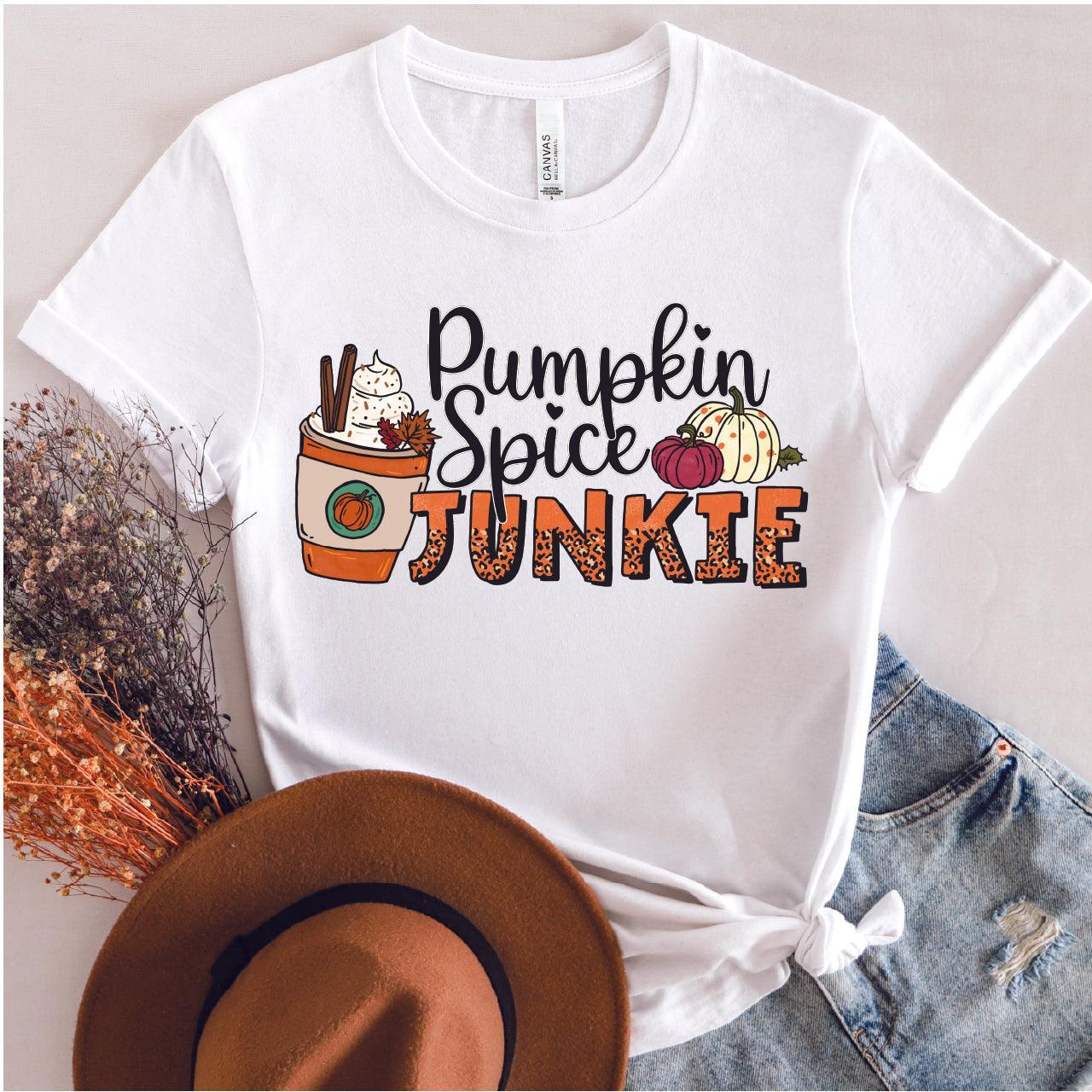 Pumpkin Spice Junkie DTF Transfer - Nashville Design House