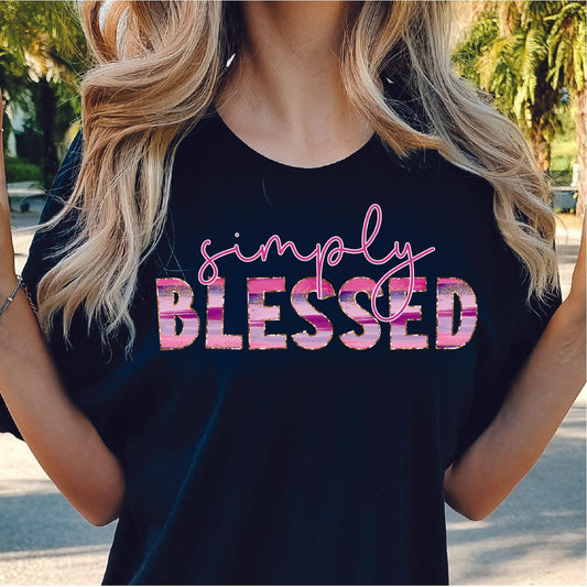 Simply Blessed DTF Transfer - Nashville Design House