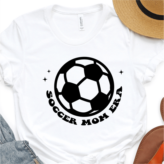 Soccer Mom Era - Black Print - Soccer T-shirt Transfer - Nashville Design House