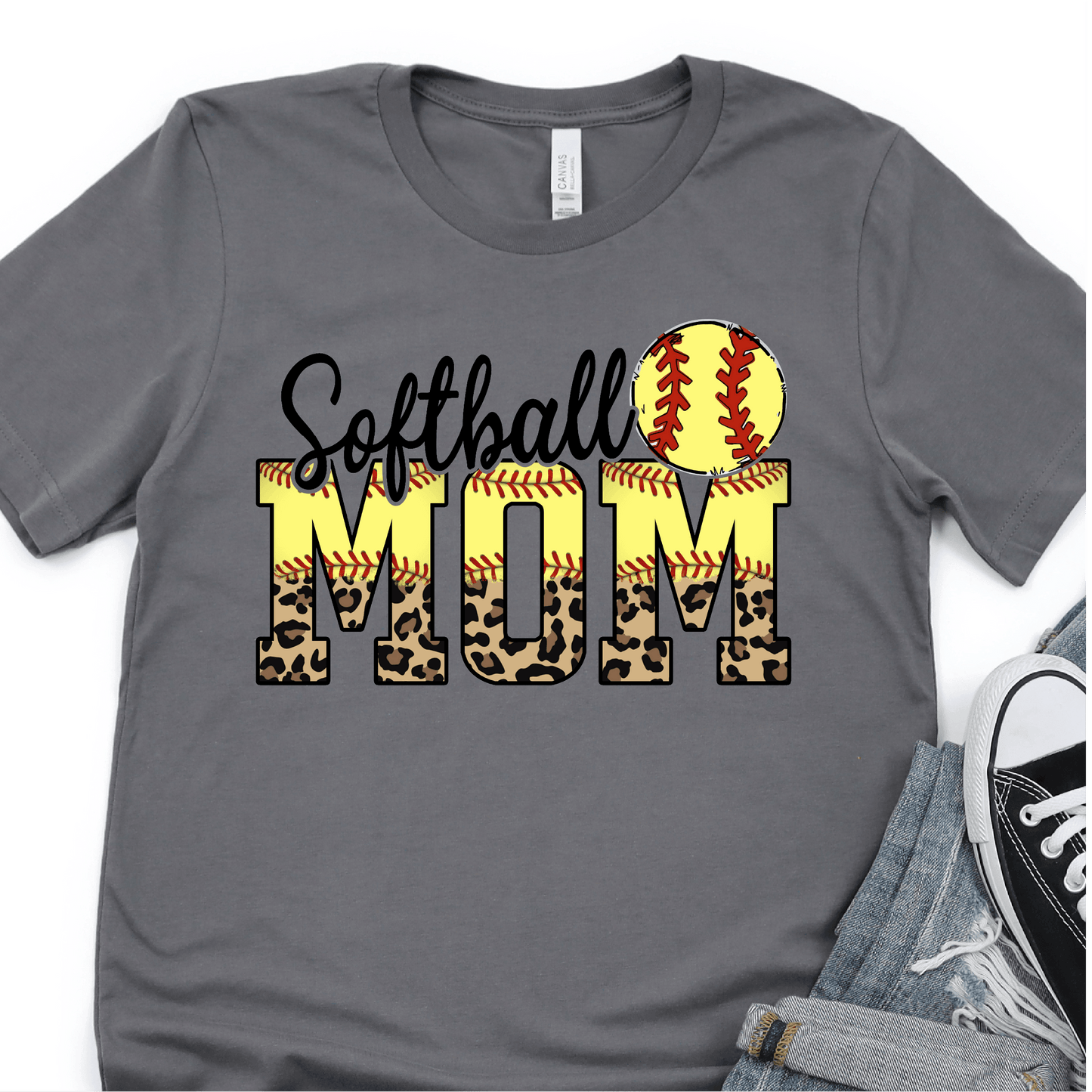 Softball Mom - Softball DTF Transfer - Nashville Design House